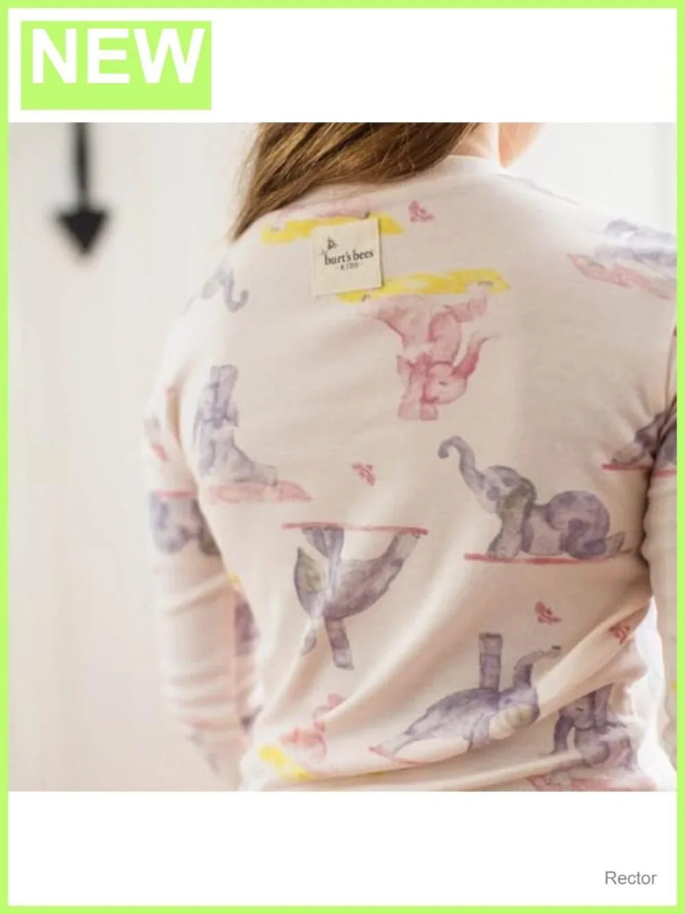 Organic Cotton Toddler Pajama Set 2-Piece Rib Knit Snug Fit Sleepwear
